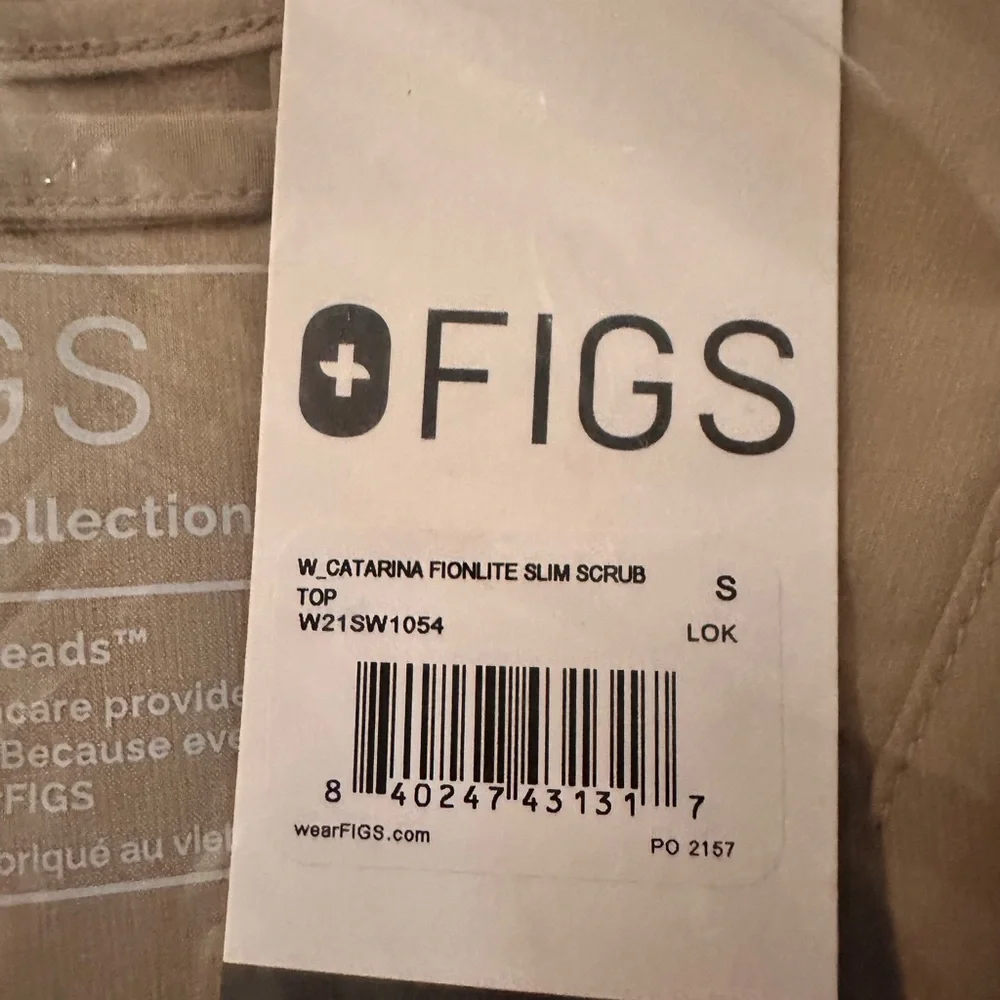 Figs Light Oak FIONLITE Small Slim Catarina & XS Petite Hi Waisted Joggers. - Picture 4 of 8